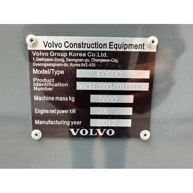 2012 Volvo EC60C-49099064