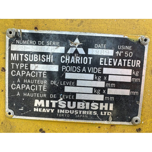 1989 MITSUBISHI FG40-49100036