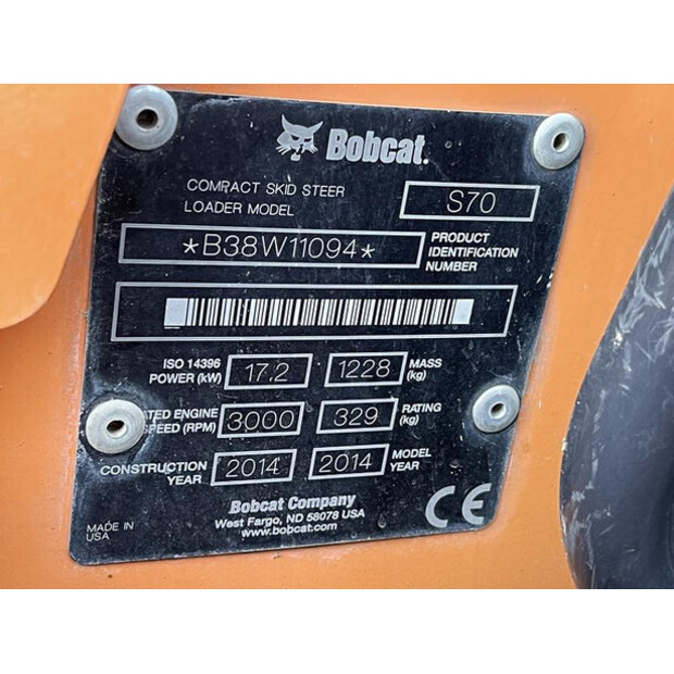 2014 BOBCAT S 70-49108947