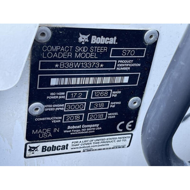 2018 BOBCAT S 70-49108970