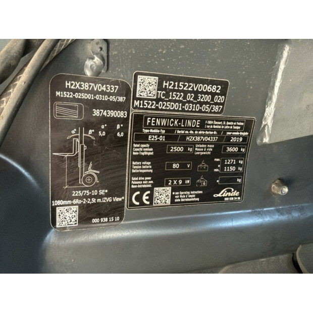 2019 Linde E25-01-49119026