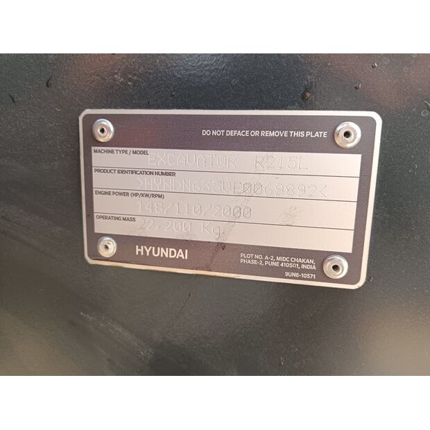 2025 Hyundai R215L-49145350