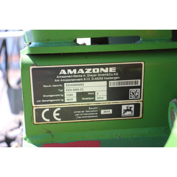 2014 Amazone EDX 6000-2C-49152301