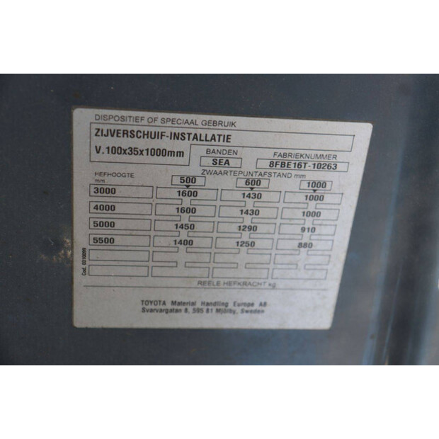 2016 Toyota 8FBE16T-49153687