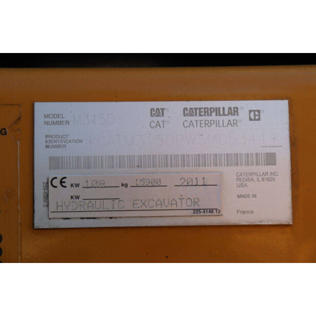 2011 Caterpillar M315D-49153940