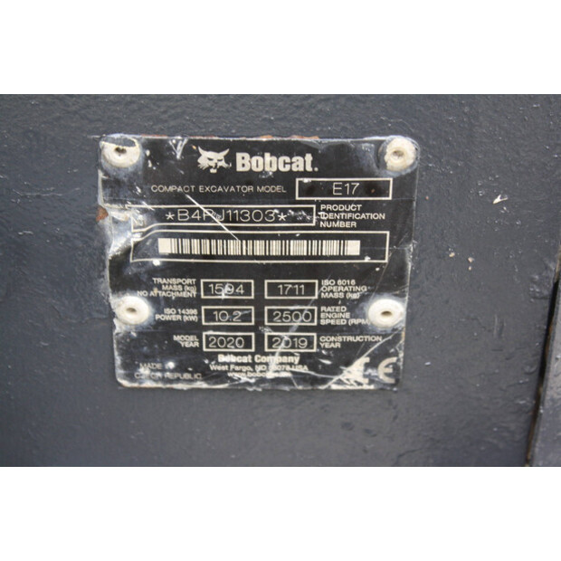 2019 BOBCAT E17-49154772