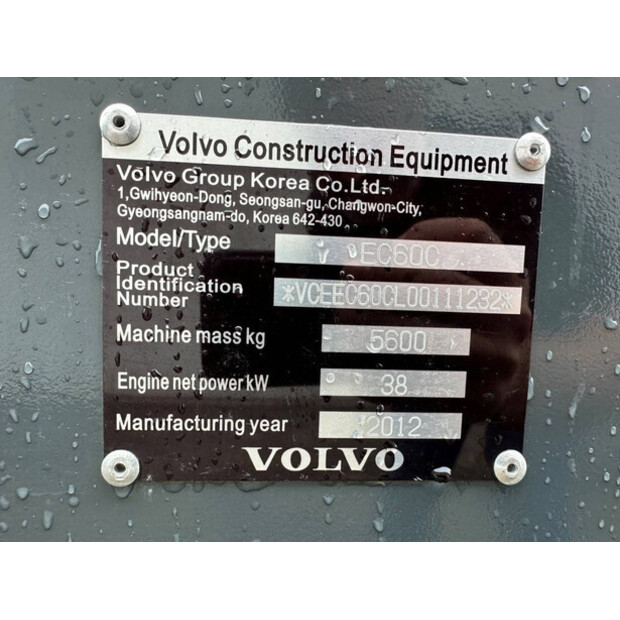 2012 Volvo EC60C-49157160