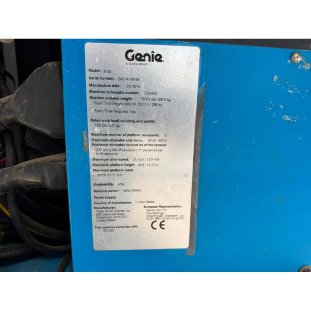 2014 Genie S-45-49159987