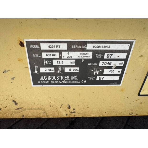 2007 JLG 4394RT-49160324