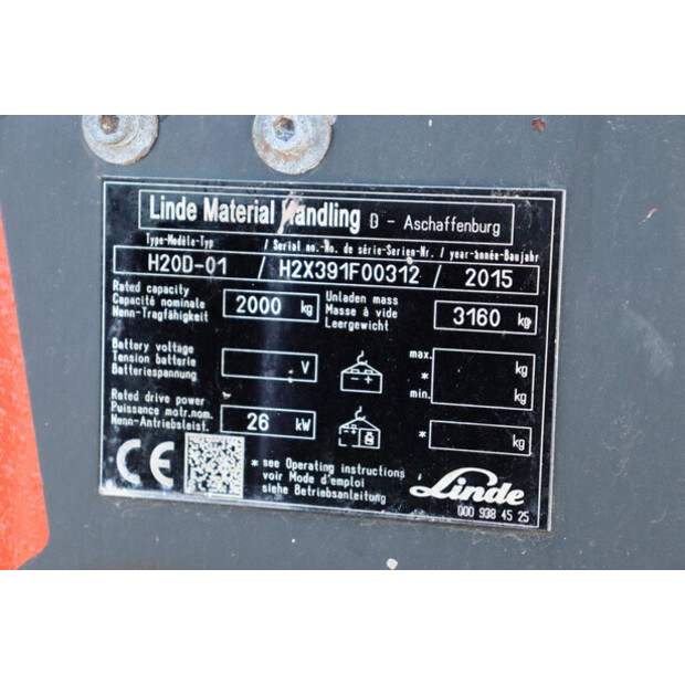 2015 Linde H20D-01-49160879