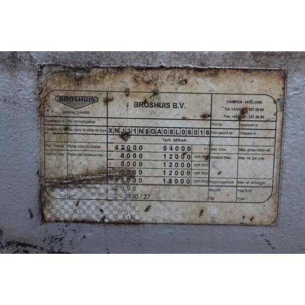 2008 Broshuis 31N5-49165503