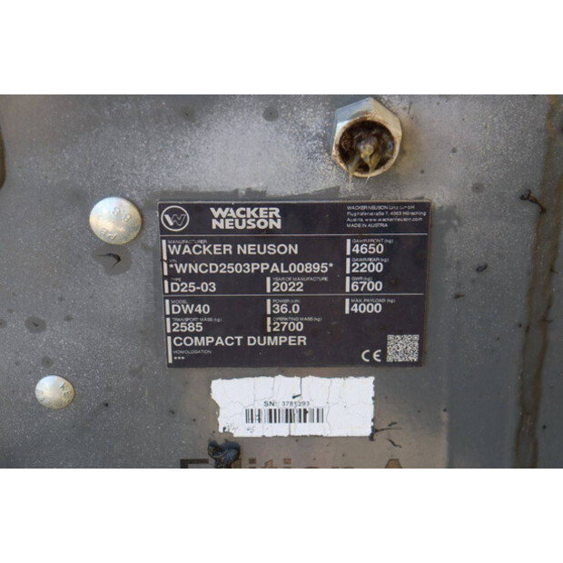 2022 Neuson DW40-49165751
