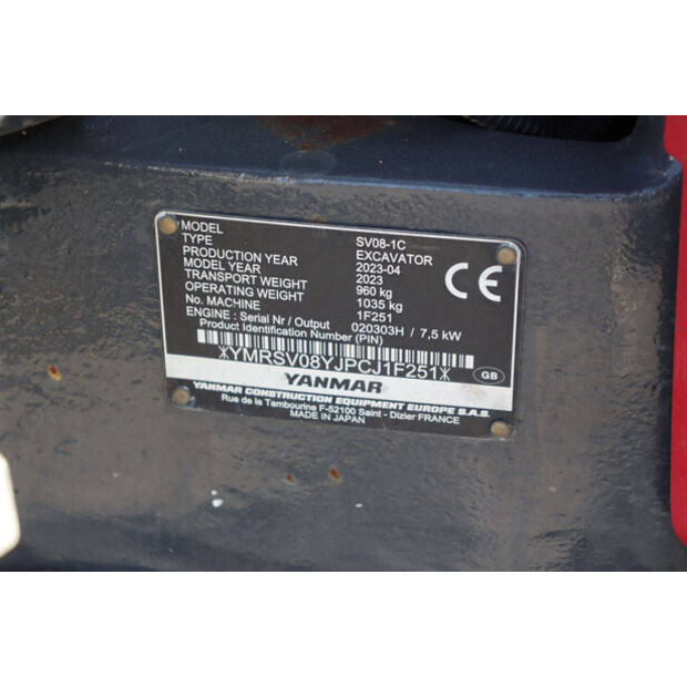 2023 YANMAR SV08-1C-49165889