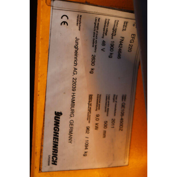 2011 Jungheinrich EFG 220-49166306