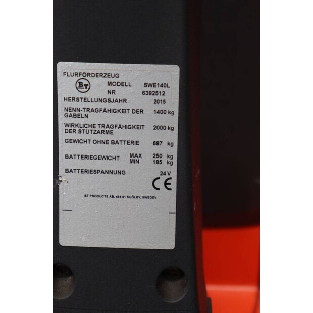 2015 BT SWE140L-49167587
