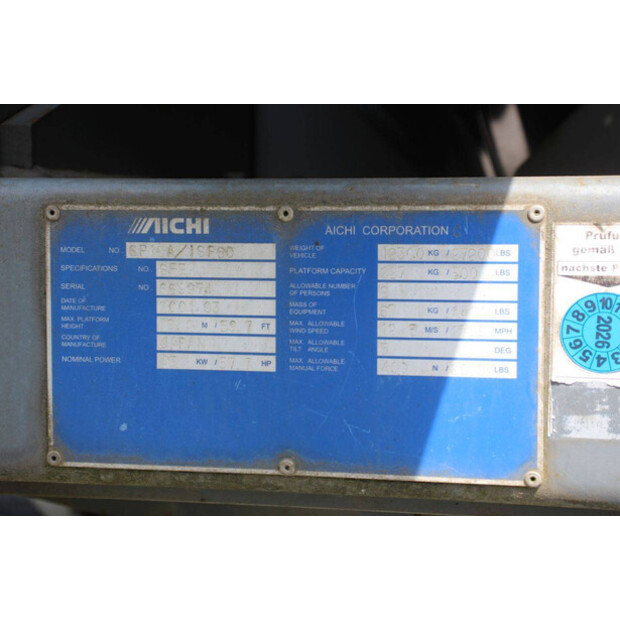 2001 Aichi SP10A-ISF60-49167970