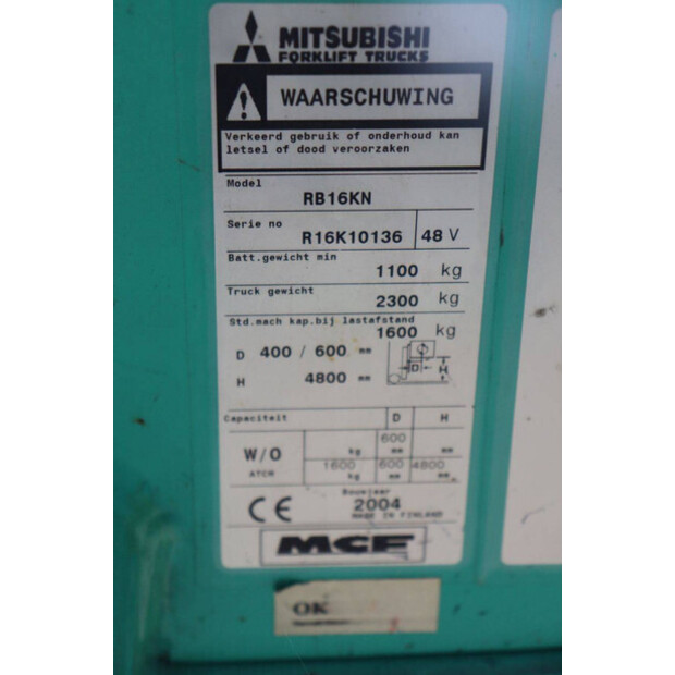 2004 MITSUBISHI RB16KN-49168658