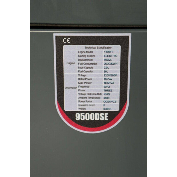 2024 Silent Generator 9500DSE-49174901