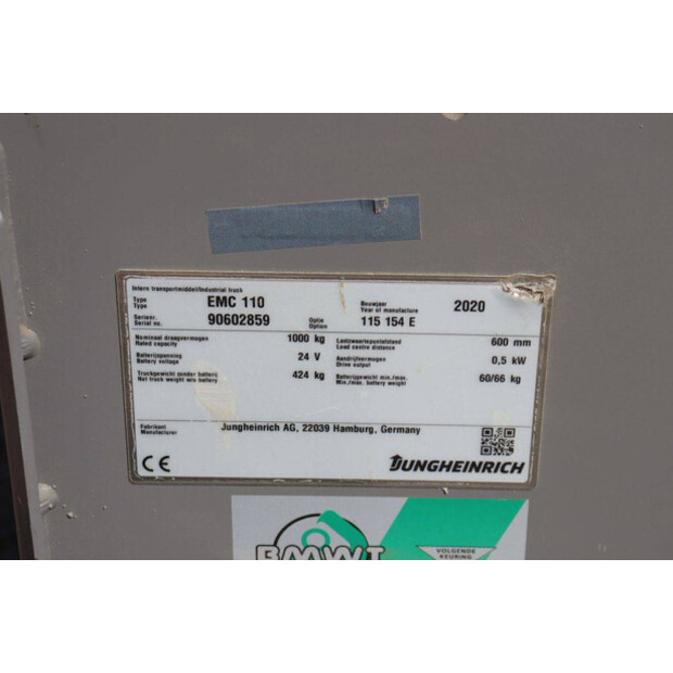 2020 Jungheinrich EMC 110-49175867