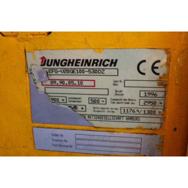 1996 Jungheinrich EFG-U20-49180073