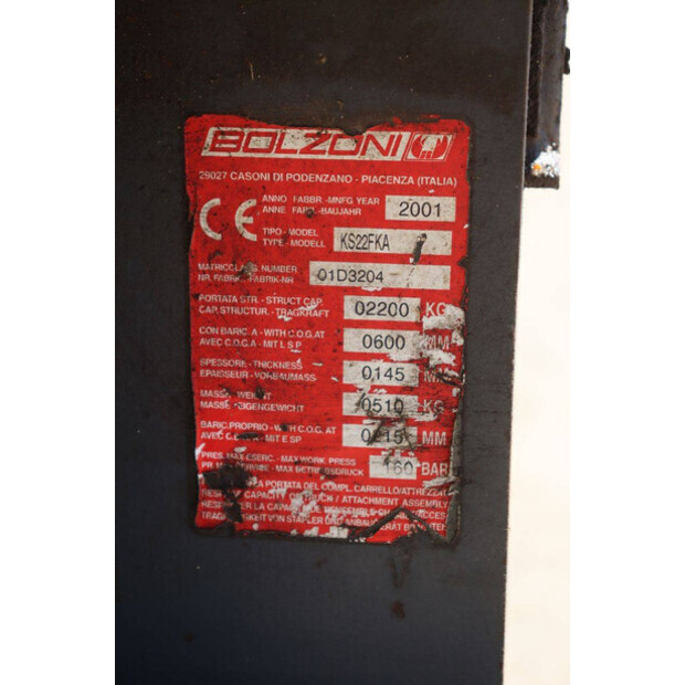 2001 Bolzoni KS22FKA-49180188