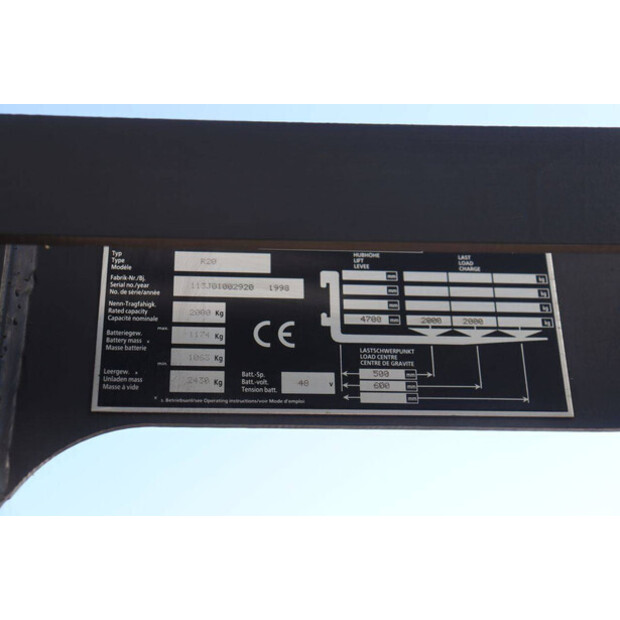 1998 Linde R20-49180584