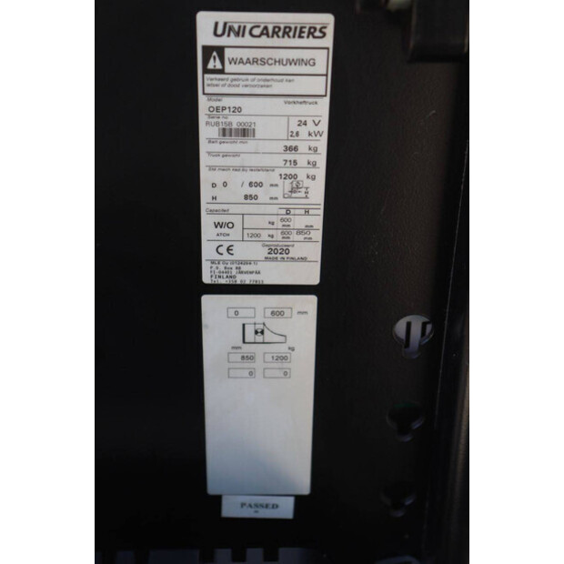 2020 UNICARRIERS OEP120-49180649