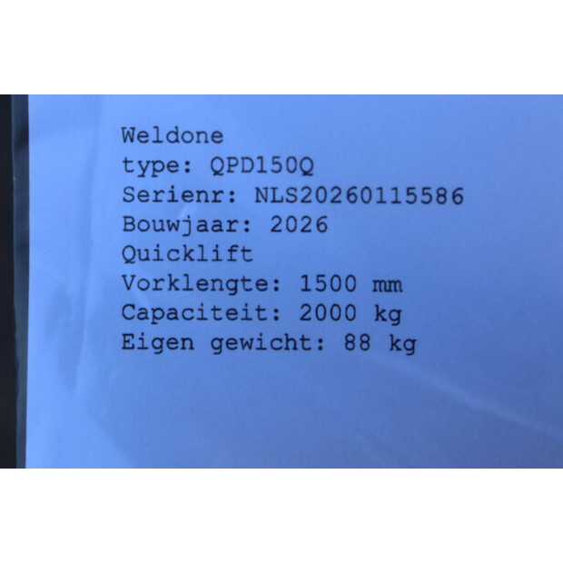 2026 Weldon QPD150Q-49181440