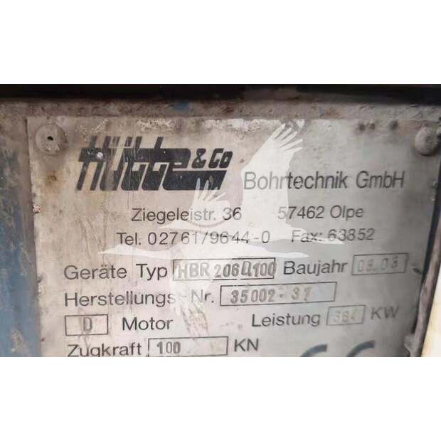 2008 HÜTTE BOHRTECHNIK HBR206D100Z-49197931