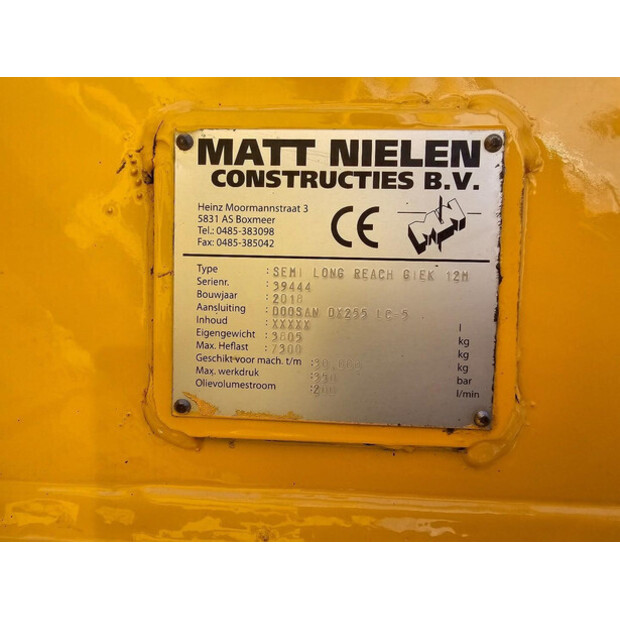 2018 Doosan DX255LC-5-49210638