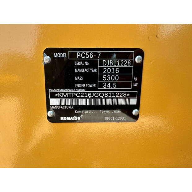 2016 Komatsu PC56-7-49212391
