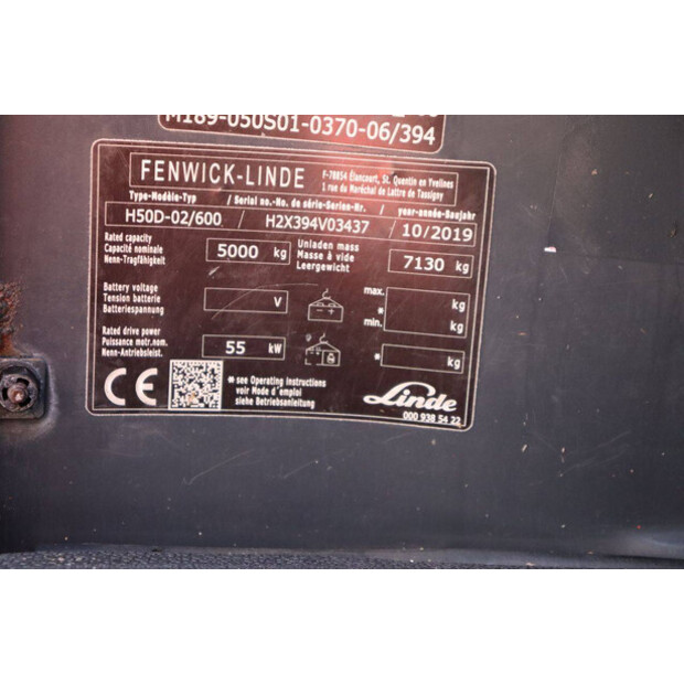 2019 Linde H50D-02/600-49216031