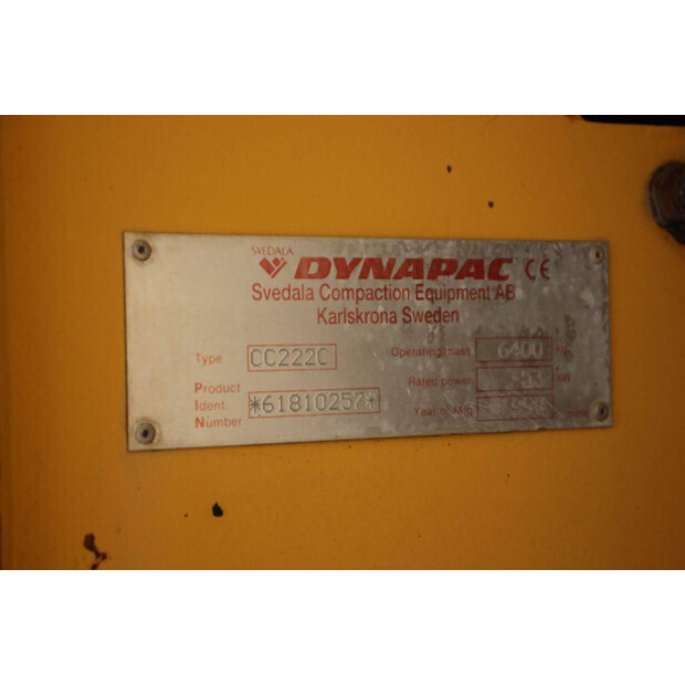 1999 DYNAPAC CC222C-49218508