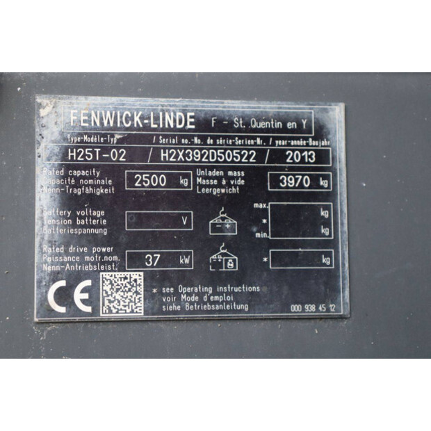 2013 Fenwick-Linde H25T-02-49219998