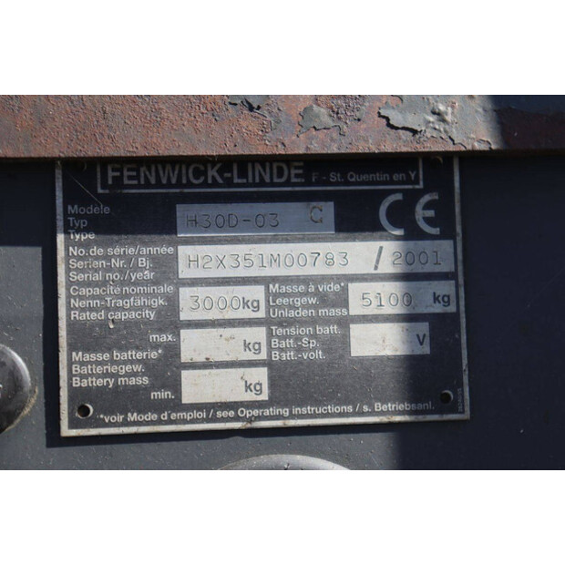 2001 Linde H30D-03-49223000