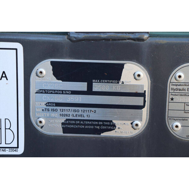 2022 CASE CX26C-49227198