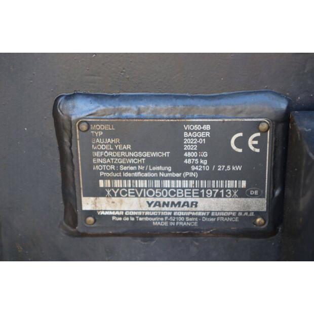 2022 YANMAR VIO50-6B-49227232