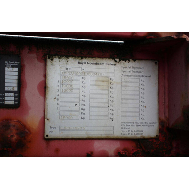 2001 Nooteboom EURO-48-03-49228203