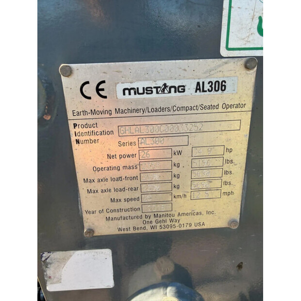 2016 MUSTANG AL306-49239727