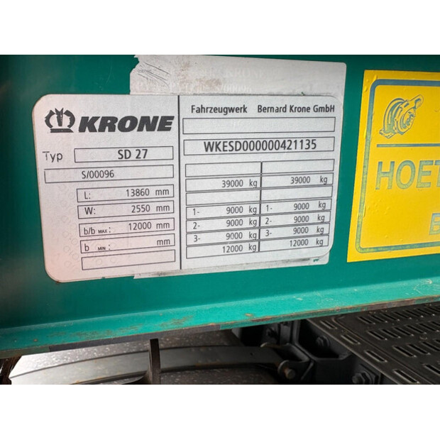 2009 Krone SD27-49239812