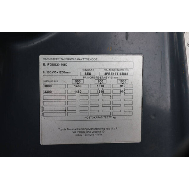 2018 Toyota 8FBE16T-49240735