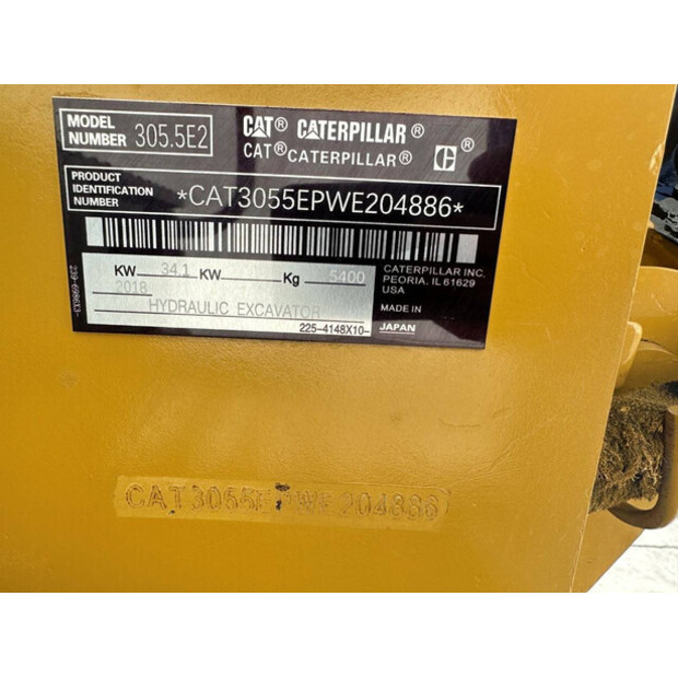 2018 Caterpillar 305.5E2-49242236