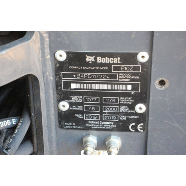2019 BOBCAT E10Z-49242718