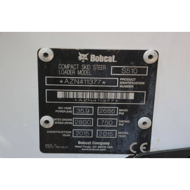 2015 BOBCAT S510-49243006