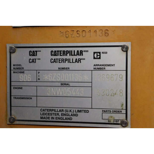 1999 Caterpillar 906-49243803