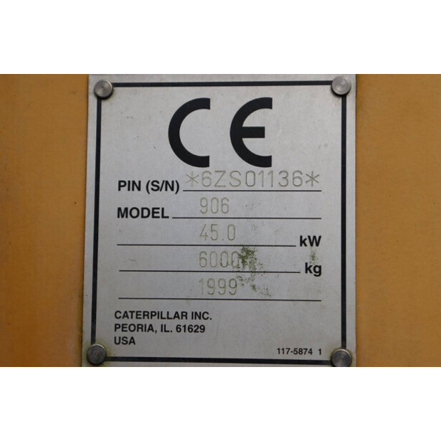 1999 Caterpillar 906-49243804