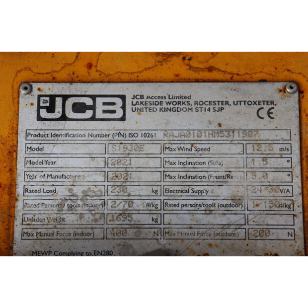 2021 JCB S1930E-49245443