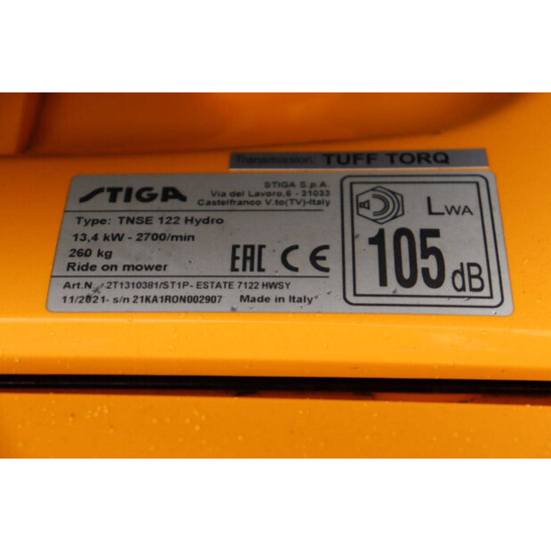 2021 Stiga TNSE 122 Hydro-49246152