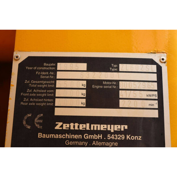 1995 ZETTELMEYER ZL602SL-49246772