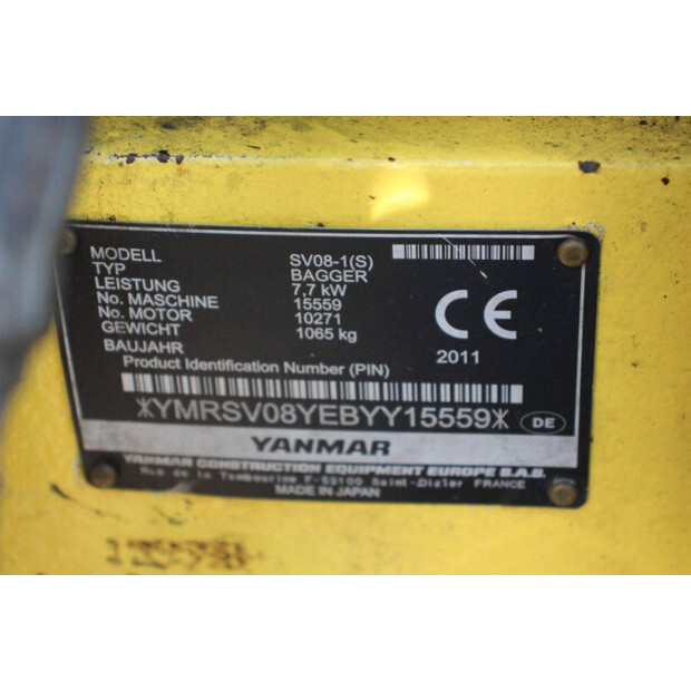 2011 YANMAR SV08-1-49247365